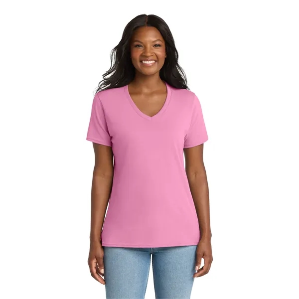 Port & Company Ladies Core Cotton V-Neck Tee.... from ASI 84863 SanMar