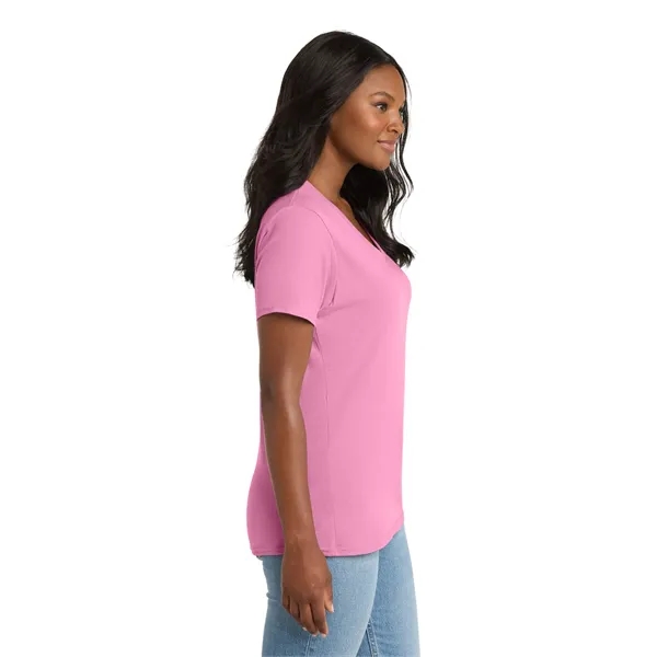 Port & Company Ladies Core Cotton V-Neck Tee.... from ASI 84863 SanMar
