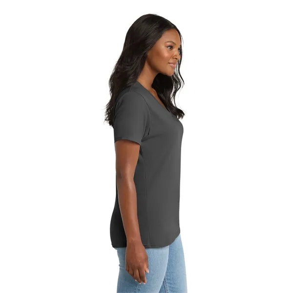 Port & Company Ladies Core Cotton V-Neck Tee.... from ASI 84863 SanMar