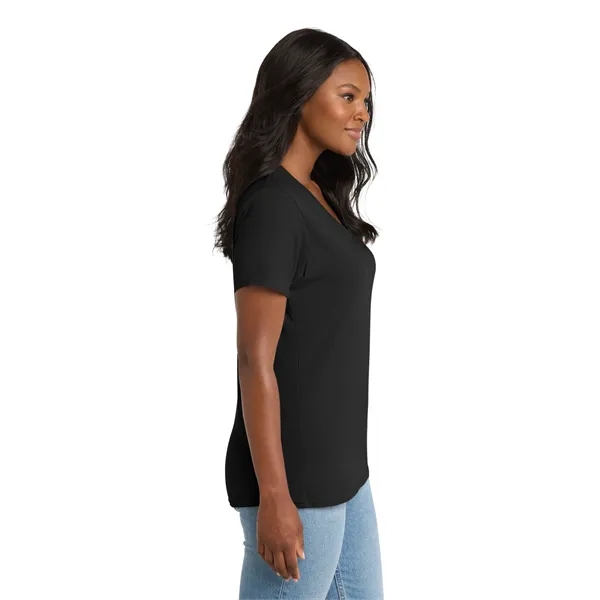 Port & Company Ladies Core Cotton V-Neck Tee.... from ASI 84863 SanMar
