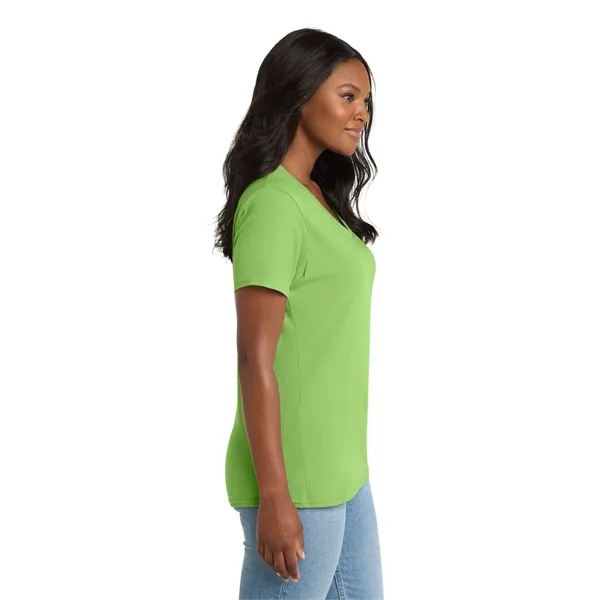 Port & Company Ladies Core Cotton V-Neck Tee.... from ASI 84863 SanMar