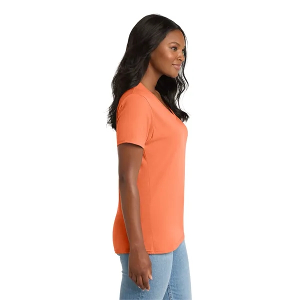 Port & Company Ladies Core Cotton V-Neck Tee.... from ASI 84863 SanMar