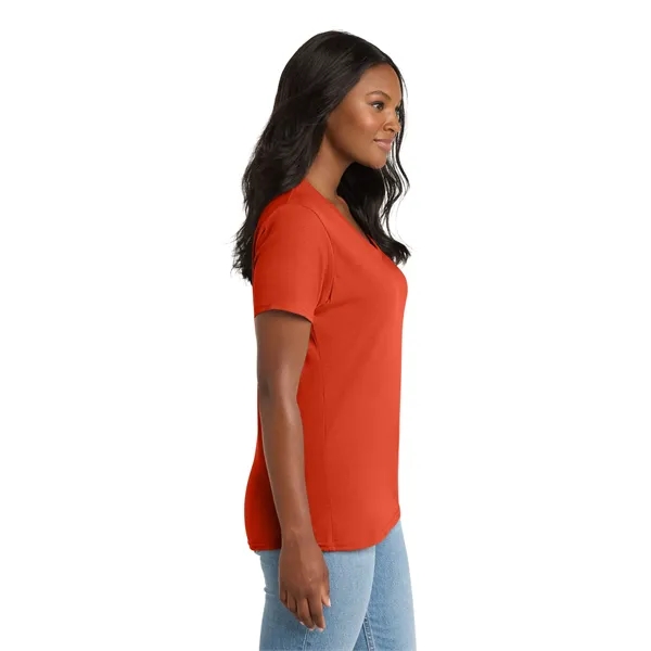 Port & Company Ladies Core Cotton V-Neck Tee.... from ASI 84863 SanMar
