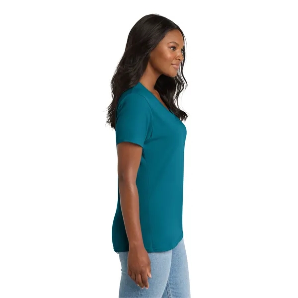 Port & Company Ladies Core Cotton V-Neck Tee.... from ASI 84863 SanMar