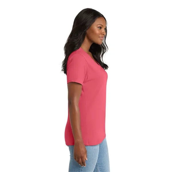 Port & Company Ladies Core Cotton V-Neck Tee.... from ASI 84863 SanMar