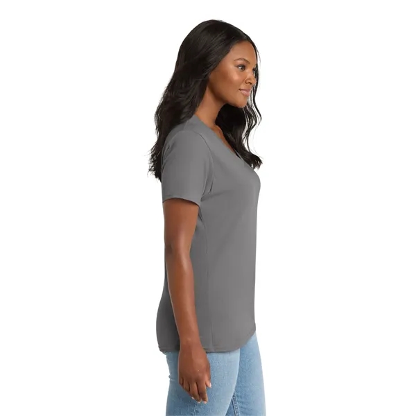 Port & Company Ladies Core Cotton V-Neck Tee.... from ASI 84863 SanMar