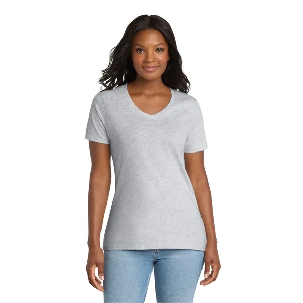Port & Company Ladies Core Cotton V-Neck Tee.... from ASI 84863 SanMar