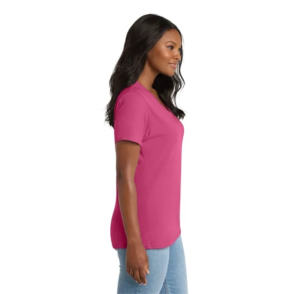 Port & Company Ladies Core Cotton V-Neck Tee.... from ASI 84863 SanMar