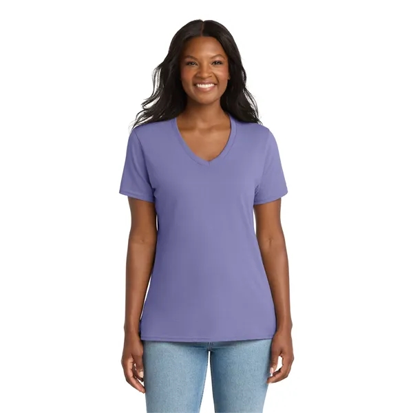 Port & Company Ladies Core Cotton V-Neck Tee.... from ASI 84863 SanMar