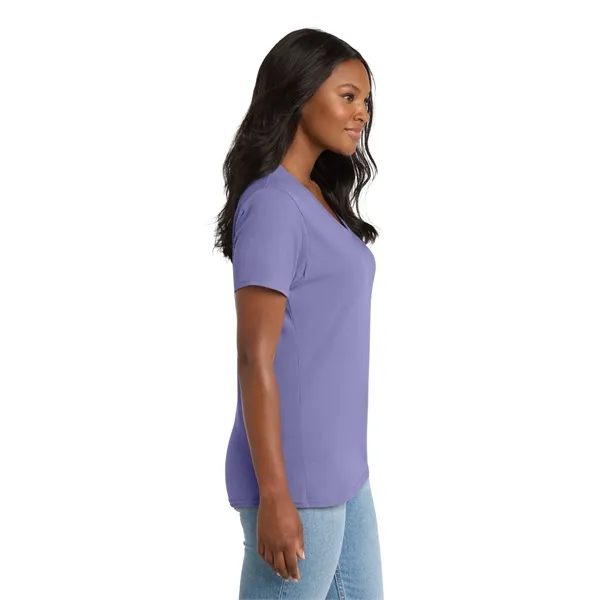 Port & Company Ladies Core Cotton V-Neck Tee.... from ASI 84863 SanMar