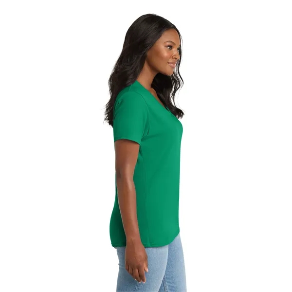 Port & Company Ladies Core Cotton V-Neck Tee.... from ASI 84863 SanMar