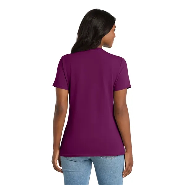 Port & Company Ladies Core Cotton V-Neck Tee.... from ASI 84863 SanMar
