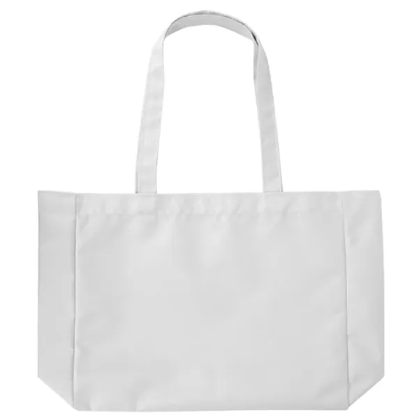 Polyester tote with poly handles and full-color sublimation. Great for promotions,... from ASI 67557 LimeLight Ent