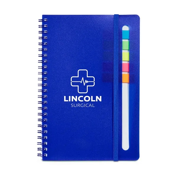 6.25" x 8.5" x 5" Semester spiral-bound notebook with PP cover,... from ASI 79530 Prime Line