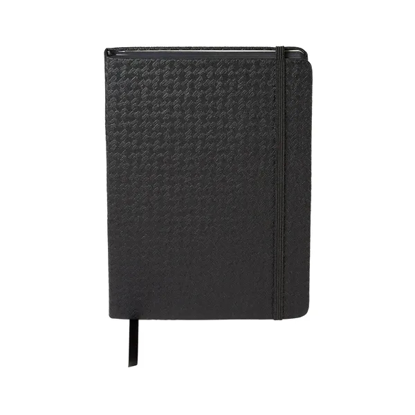 Writing journal with textured faux leather cover, 80 ruled pages, elastic... from ASI 79530 Prime Line