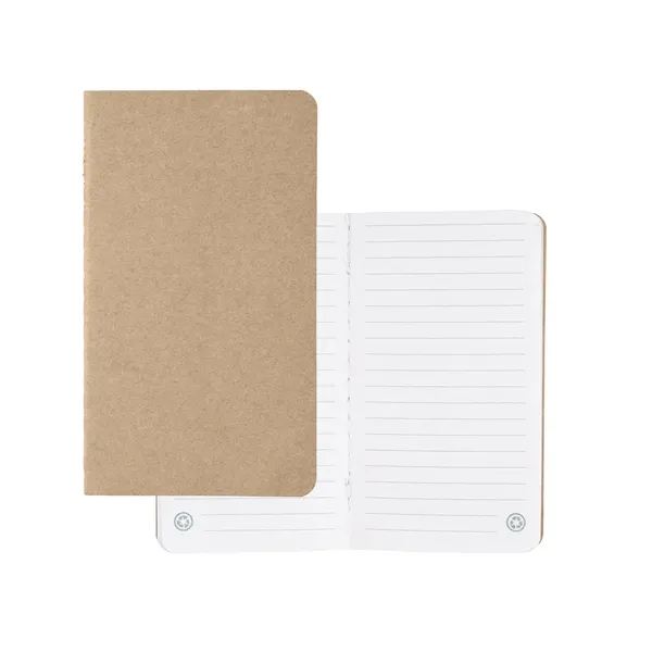 Mini notebook made from recycled materials with 30 lined sheets of... from ASI 79530 Prime Line