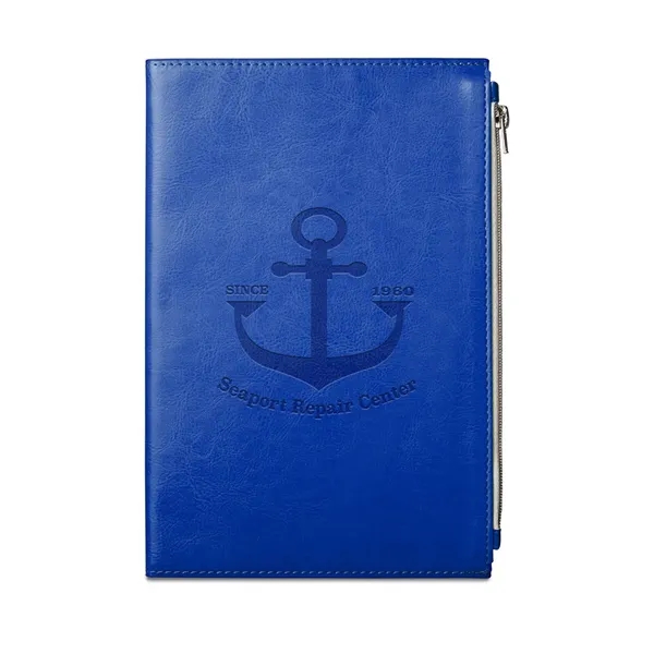 5.7" x 8.5" x .5" Element journal with polyurethane cover, stitched... from ASI 79530 Prime Line