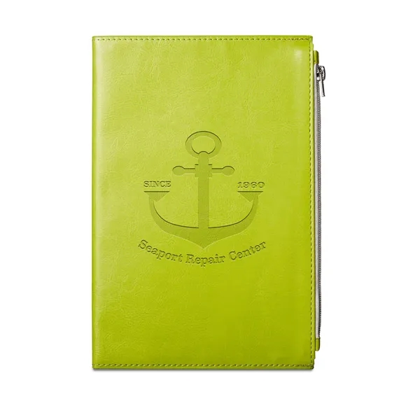 5.7" x 8.5" x .5" Element journal with polyurethane cover, stitched... from ASI 79530 Prime Line