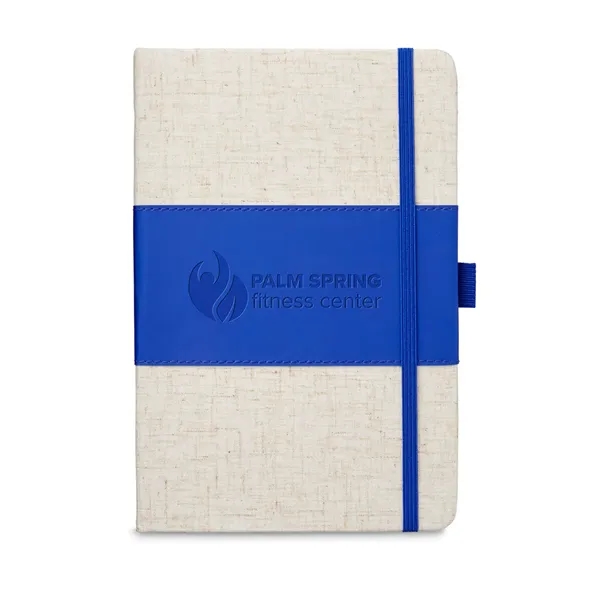 5.625" x 8.375" x 0.5" polyurethane and heathered fabric 80 page... from ASI 79530 Prime Line