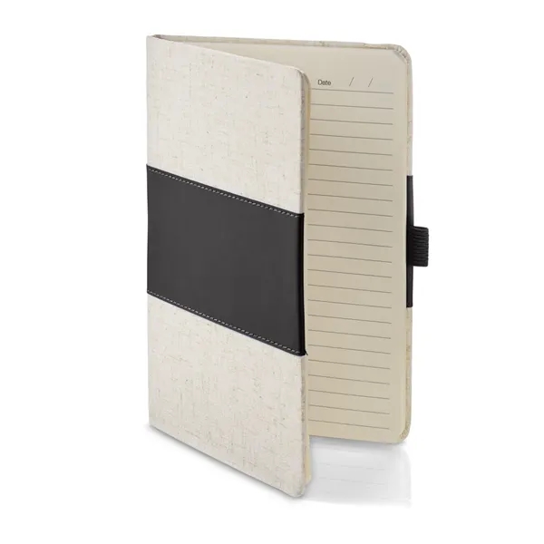 5.625" x 8.375" x 0.5" polyurethane and heathered fabric 80 page... from ASI 79530 Prime Line