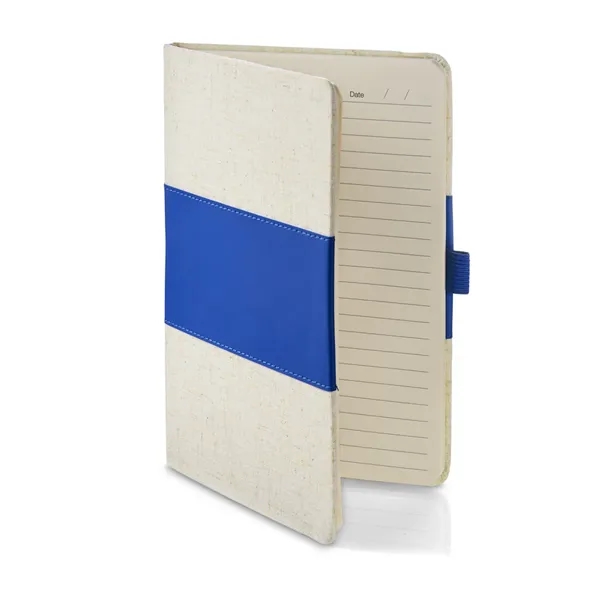 5.625" x 8.375" x 0.5" polyurethane and heathered fabric 80 page... from ASI 79530 Prime Line