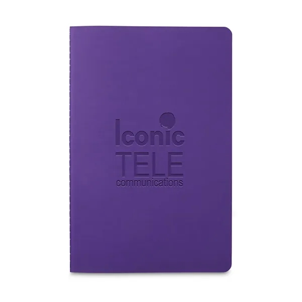 5.5" x 8.25" x 0.25" 32-page journal with thermo polyurethane cover... from ASI 79530 Prime Line
