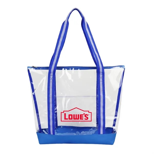 Clear Tote With Zipper... from ASI 39820 Opusline (Benmex)