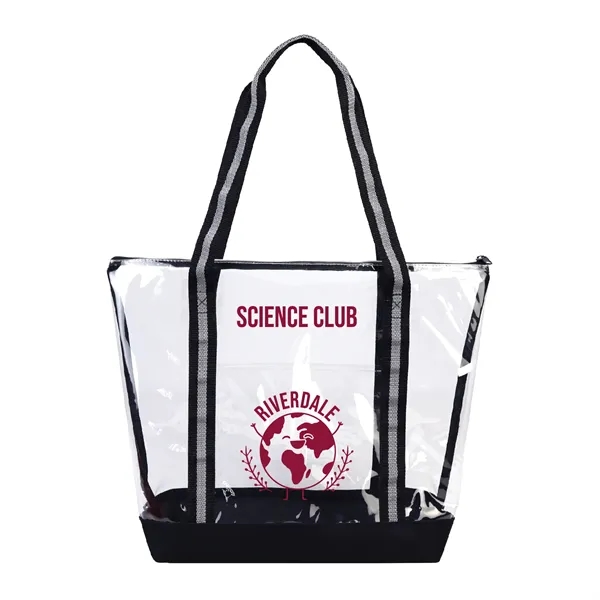 Clear Tote With Zipper... from ASI 39820 Opusline (Benmex)