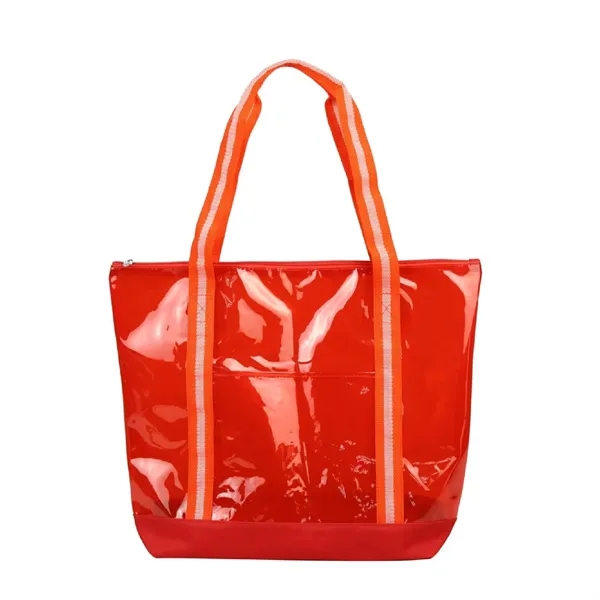 Clear Tote With Zipper... from ASI 39820 Opusline (Benmex)