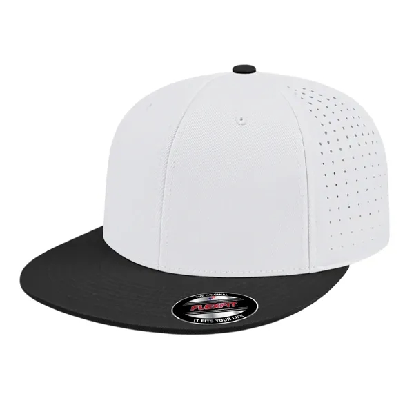 Flexfit® perforated polyester blend performance cap with UV guard... from ASI 43792 Cap America Inc