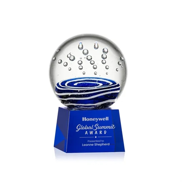 Tranquility Award on Robson Base - Blue... from ASI 84592 St Regis Group / St Regis