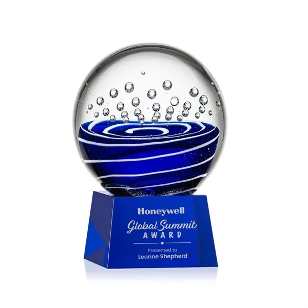 Tranquility Award on Robson Base - Blue... from ASI 84592 St Regis Group / St Regis