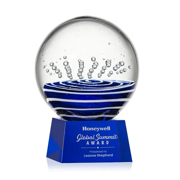 Tranquility Award on Robson Base - Blue... from ASI 84592 St Regis Group / St Regis