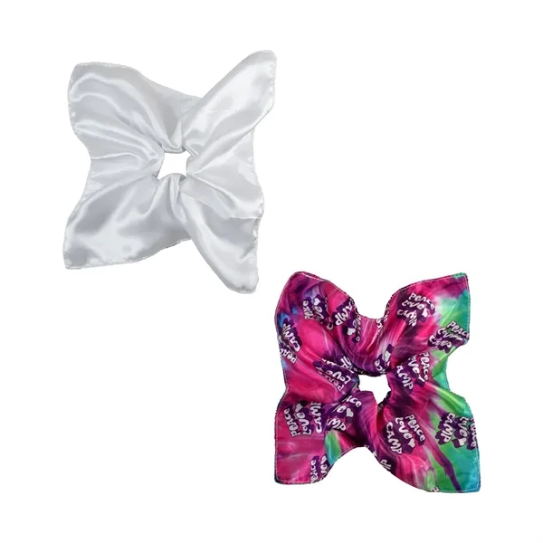 Square Full Color Hair Scrunchie... from ASI 30208 A P Specialties / AP Specialties