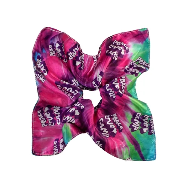 Square Full Color Hair Scrunchie... from ASI 30208 A P Specialties / AP Specialties