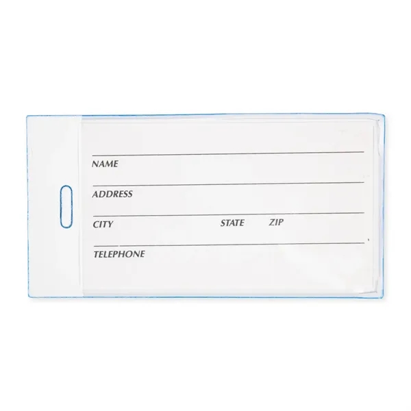 Reflective luggage tag measuring 2.18"H x 4.25"W and available in several... from ASI 54040 Fey Promo / Reflectix® Mi Line by Fey