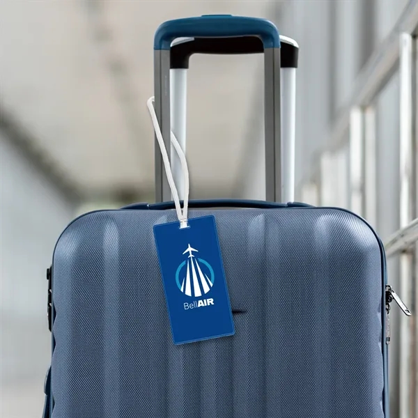 Reflective luggage tag measuring 2.18"H x 4.25"W and available in several... from ASI 54040 Fey Promo / Reflectix® Mi Line by Fey