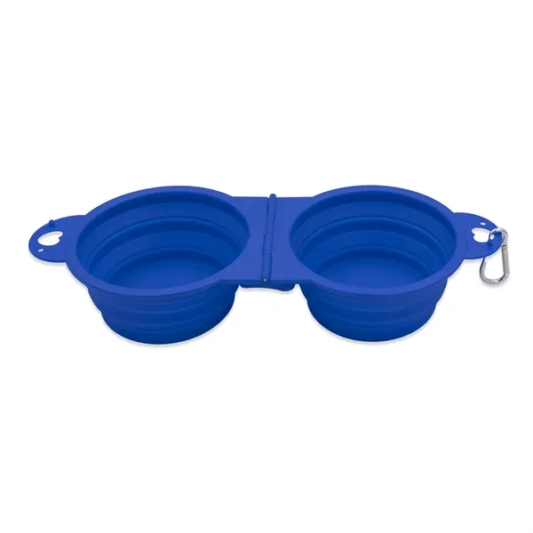 Collapsible Pet Bowl with two bowls that hold 300 ml of... from ASI 54040 Fey Promo / Mi Line by Fey