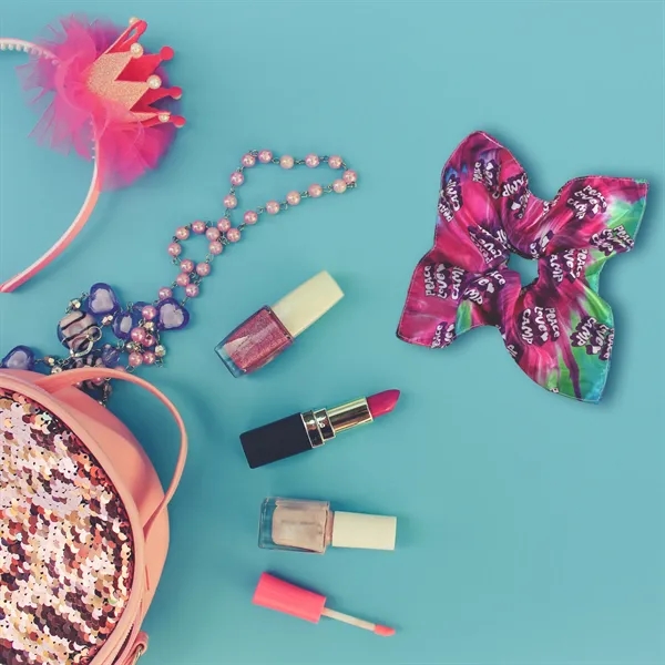 Square Full Color Hair Scrunchie... from ASI 30208 A P Specialties / AP Specialties