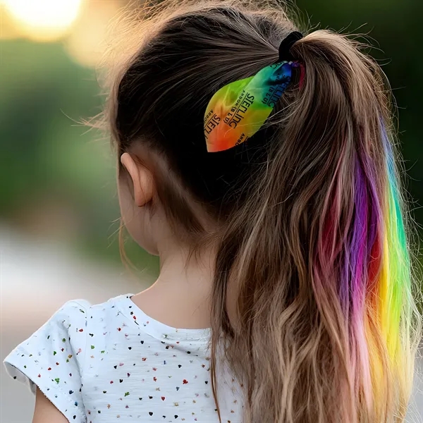 Shiny Full Color Bow Hair Tie... from ASI 30208 A P Specialties / AP Specialties