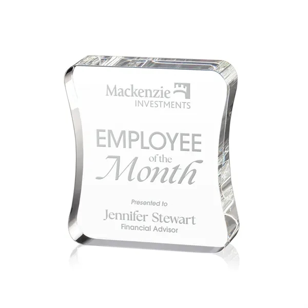 The Barre Award is a curved rectangular award that contours inward,... from ASI 84592 St Regis Group / St Regis