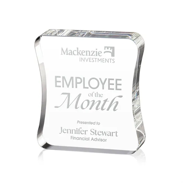 The Barre Award is a curved rectangular award that contours inward,... from ASI 84592 St Regis Group / St Regis