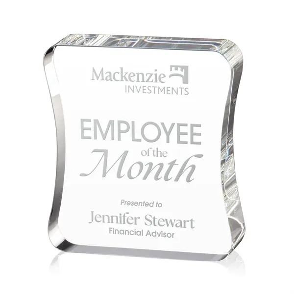 The Barre Award is a curved rectangular award that contours inward,... from ASI 84592 St Regis Group / St Regis