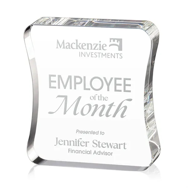 The Barre Award is a curved rectangular award that contours inward,... from ASI 84592 St Regis Group / St Regis