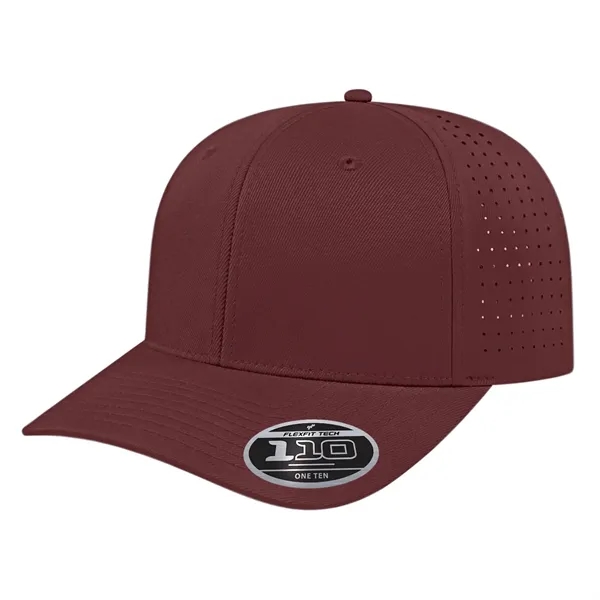 Mid profile six panel structured cap with a shapeable pre-curved visor... from ASI 43792 Cap America Inc