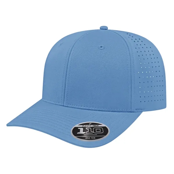 Mid profile six panel structured cap with a shapeable pre-curved visor... from ASI 43792 Cap America Inc