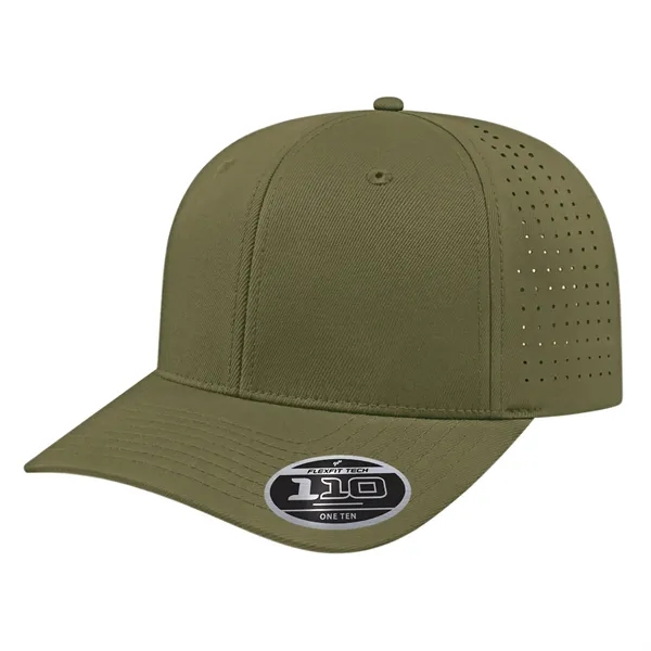 Mid profile six panel structured cap with a shapeable pre-curved visor... from ASI 43792 Cap America Inc