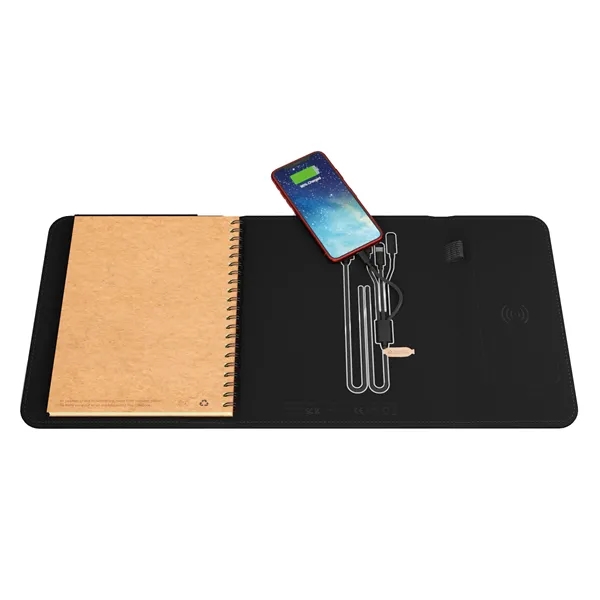 SCX Design™ Wireless Charging Notebook A5 with Power Bank...... from ASI 40480 Koozie Group