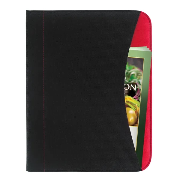 Non-Woven Curve Padfolio... from ASI 40480 Koozie Group / Norwood