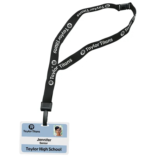 3/4" Breakaway Lanyard with Key Ring... from ASI 40480 Koozie Group / Norwood